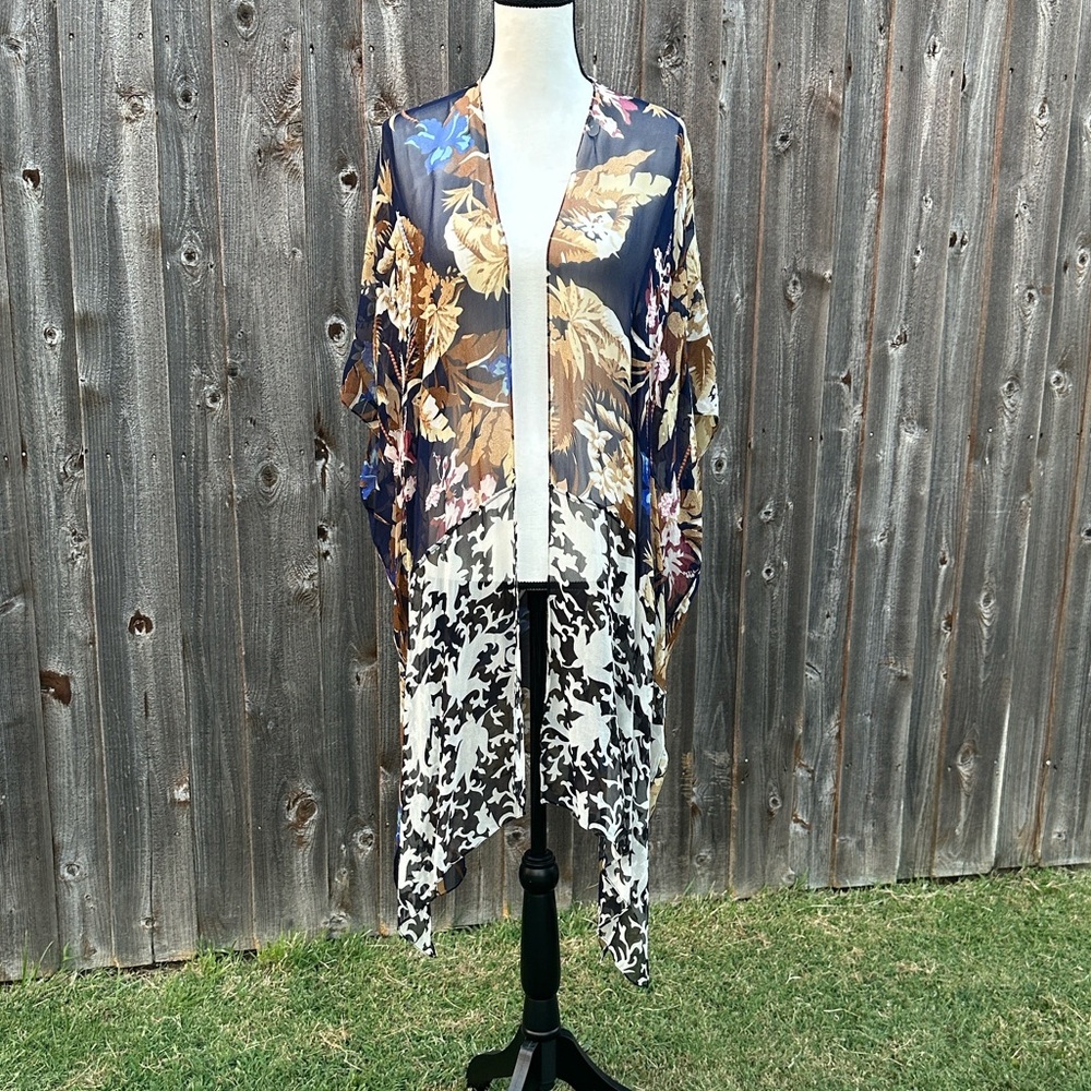 Anthropologie Vasilisa Silk Kimono EUC